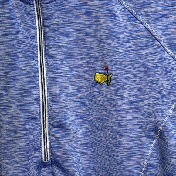 Zero Restrictions Master’s Tournament Women’s L Long-Sleeve Blue Quarter-Zip - Picture 6 of 9